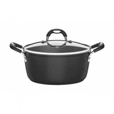 Imagem de Caçarola Tramontina Mônaco Induction Starflon Premium Preto 24cm
