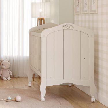 Imagem de Berço Mini Cama Alegria Espresso Móveis Off White