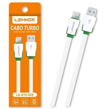 Imagem de Cabo Usb Para Ligthing Turbo 3.1a 1m Lehmox