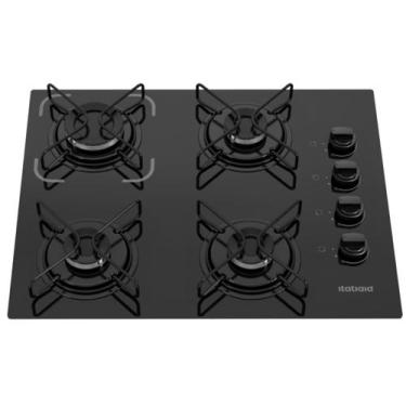 Imagem de Cooktop Essencial 4 Bocas Mesa Vidro Preto Bivolt Itatiaia