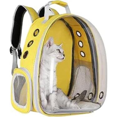 Imagem de Mochila para Pet Visão Panorâmica - YiYou, Amarelo