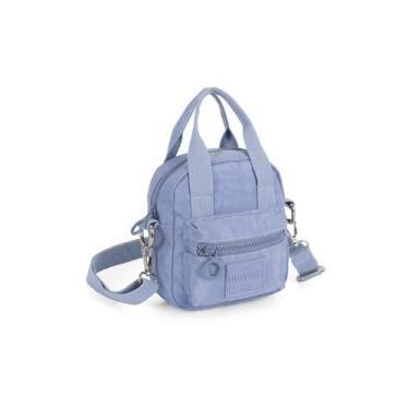 Imagem de Bolsa Feminina Transversal Up4You BU78726 Nylon Pequena, Verde