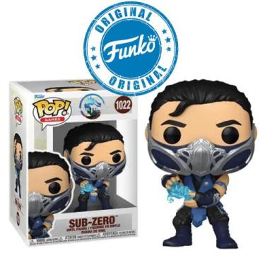 Imagem de Boneco Mortal Kombat 1 Sub - Zero Pop Funko 1022 Original