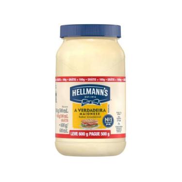 Imagem de Maionese Hellmanns Tradicional 600g - Hellmann'S, 600g, 1