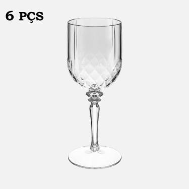 Imagem de Taça Vinho Transparente Óbidos 350 ML Caixa Com 06 Unidades - Akiplast
