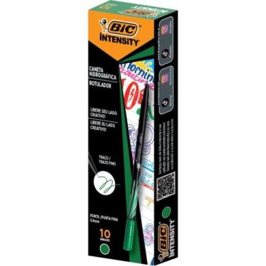 Imagem de Caneta com Ponta Porosa Intensity 0.4MM Verde CX.C/10 - BIC