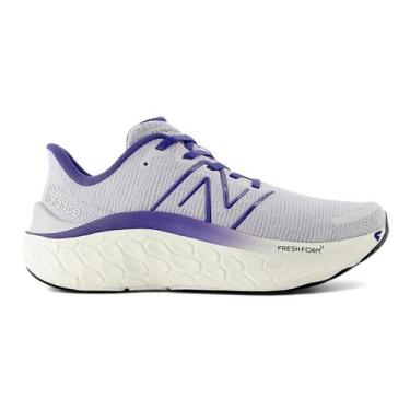 Imagem de Tênis New Balance Fresh Foam Kaiha Road Feminino, 39, Cinza, Lilás
