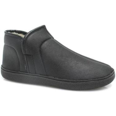 Imagem de Pantufa Masculina Specht Botinha Preta - 1025, 38, Preto
