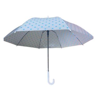 Imagem de Guarda Chuva HL Automático De Bolinha/poá com fundo transparente, Pret