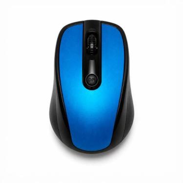 Imagem de Mouse Wireless Óptico Portátil Alimentado por Pilhas AAA com Receptor 
