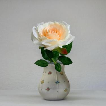 Imagem de Kit 3 Rosas Artificiais Abertas em tecido linda e delicada Flores Arti