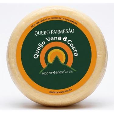 Imagem de Queijo Tipo Parmesão Alagoa MG Laticínio Vená e Costa 1kg Embalagem a 