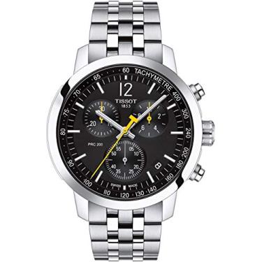Imagem de Tissot PRC 200 GTS SS BR BK Arab IND CHR, Cinza, Movimento de quartzo