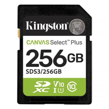 Imagem de Cartão de Memória SD Canvas Select Plus 256GB 150MB-s Classe 10 UHS-I Kingston