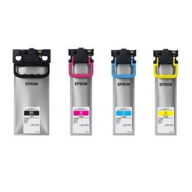 Imagem de Kit de Tinta Epson T11 4 Cores Preto Magenta Ciano e Amarelo para Workforce Pro WF-C5310 WF-C5390 WF-C5810 WF-C5890