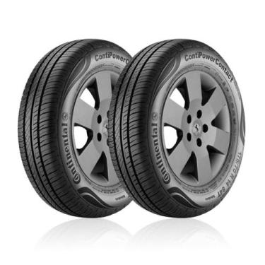 Imagem de kit 2 Unidades Pneu Aro 14 175/65R14 82T Continental Powercontact