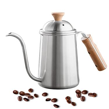 Imagem de Cafeteira Chaleira Bico de Ganso de Café, de Aço Inoxidável 650ml