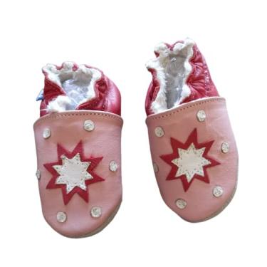 Imagem de Sapatinho BABO UABU Rosa/Vermelho - 0 a 6 meses