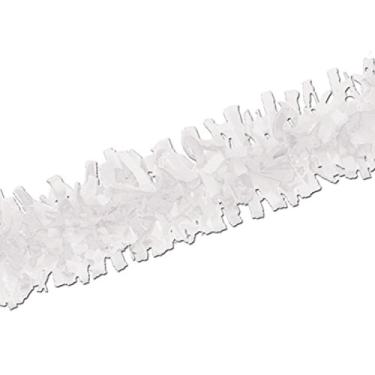 Imagem de Guirlanda de festa de tecido branco - 1 peça