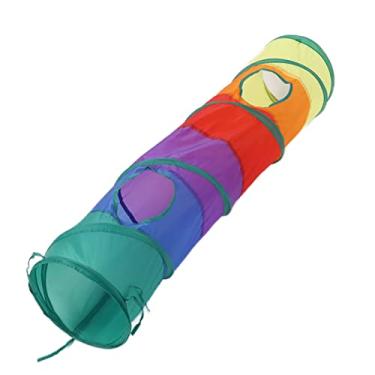 Imagem de Túnel de brinquedo para animais de estimação, brinquedo de tubo de gato dobrável para gatos