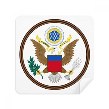 Imagem de Tecido de camurça com emblema Nacional dos Estados Unidos, 2 unidades