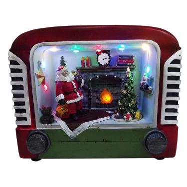 Imagem de Cenário Rádio Natal Resina C/Led e Som Niazitex