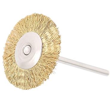 Imagem de Escova de limpeza de broca de unhas, escova de limpeza de broca de unhas fio de latão durável para caneta de broca de unhas para casa para salão de unhas