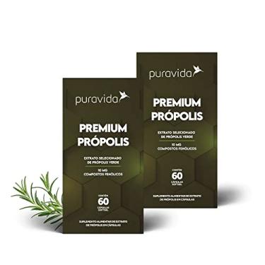 Imagem de Premium Própolis Verde KIT 2 X 60 cps Pura Vida