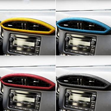 Imagem de FINMOKAL Para Subaru Brz Toyota 86 13-20 2018 2019 Alcantara Painel De Saída De Ar De Controle Central