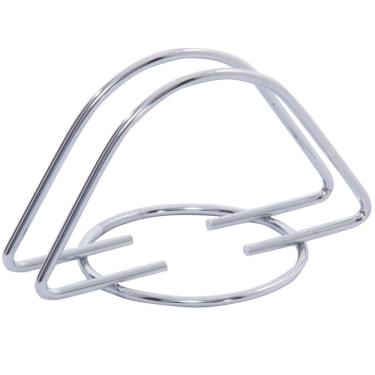 Imagem de Suporte Porta Guardanapo Papel Pequeno Aço Cromado Mesa Café