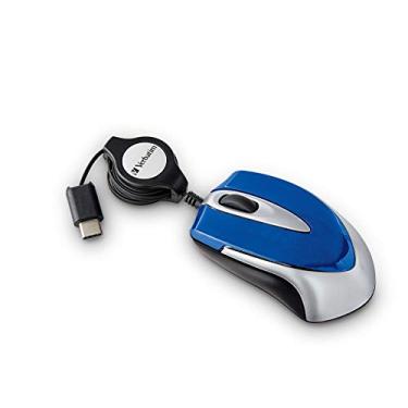 Imagem de Verbatim Mini Mouse óptico USB-C para Viagem - Azul (70237)