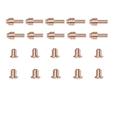 Imagem de Welding Knight 176655 Eletrodo 176656 Ponta apto para cortador de plasma Miller ICE-25C ICE-27C Tocha