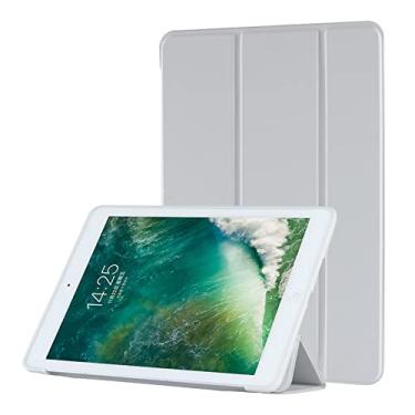 Imagem de Capa protetora inteligente com suporte ultrafino para iPad Pro12.9 Pro11 Pro10.5 Pro9.7 iPad 10.9 Ipad Mini 1 2 3 4 5 6 Ipad 5 6 6 iPad 5 6 (iPad Mini 1/2/3/4/5, cinza)