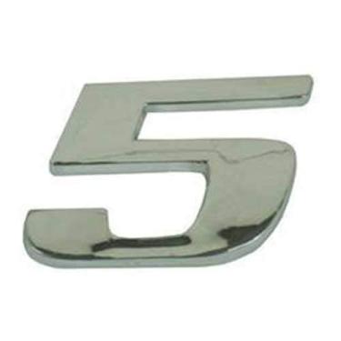 Imagem de EMBLEMA NUMERO 5 CROMADO MB AXOR ATEGO
