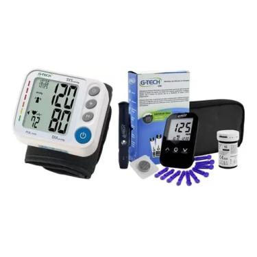 Imagem de Kit Medidor De Pressão Arterial Digital + Medidor De Glicose