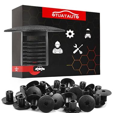 Imagem de OTUAYAUTO para Dodge Jeep Plymouth Nylon Para-choques Fender Liner Retentor Clipes de Rebite Tipo de Pressão - Reposição OEM 6503339 (30 peças)