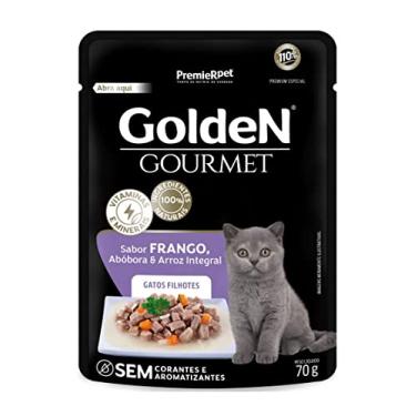 Imagem de GoldeN Gourmet Gatos Filhotes sabor Frango 70g