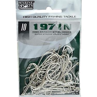 Imagem de Anzol Marine Sports 1971N Nº10, Pacote com 50