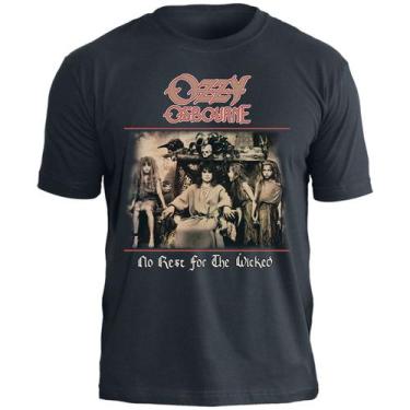 Imagem de Camiseta Ozzy Osbourne No Rest The Wicked Tam. G Stamp Oficial - Stamp