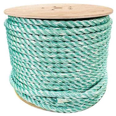 Imagem de Corda de polipropileno trançado de três fios PARACORD PLANET – Uso interno e externo (2,5 cm x 300 metros, azul cobalto)