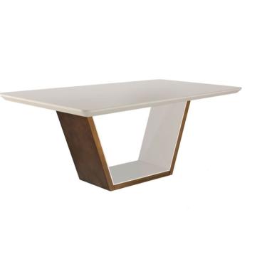 Imagem de Mesa Luna 1 Tampo 180cm Mobillare Off White