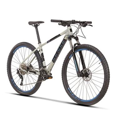 Imagem de Bicicleta Mountain Bike Aro 29 M17' Freio Hidráulico Shimano Rock Evo 2023 Cinza Azul Sense