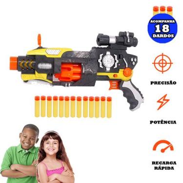 Arma Nerf Disruptor + Colete Infantil + Pulseira + 30 Dardos de