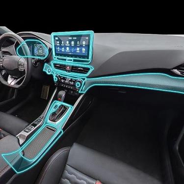 Imagem de LAVIYE Interior do carro GPS navegador central console TPU transparente Película protetora Filme anti-risco, para Hyundai LAFESTA 2020-2023