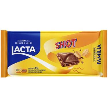 Imagem de Barra De Chocolate Shot Ao Leite Com Amendoim - 165G Lacta