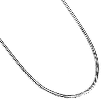 Imagem de Cordão Masculino Rabo De Rato Fina Aço Inox Prata