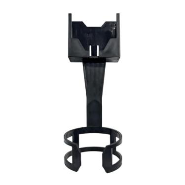 Imagem de ZENRUIMING 1 peça de suporte de telefone para carro, suporte de pessoa preguiçosa, suporte de telefone integrado copo de água (preto)