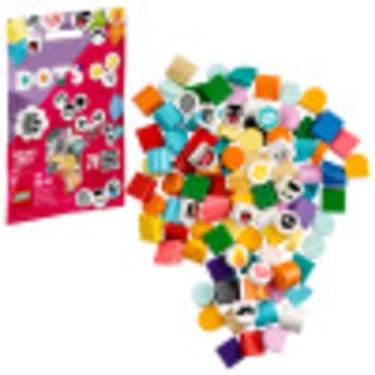 Imagem de LEGO DOTS Extra DOTS – Kit de decorações artesanais e colecionáveis Série 4 41931; diversão criativa com azulejos; perfeito para adicionar ao kit de pulseira de uma criança ou decoração