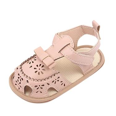 Imagem de Sandálias de couro para meninas primavera e verão crianças bebês sapatos infantis meninos e meninas sandálias planas infantis sandálias de couro, Vermelho, 12-18 Months Infant