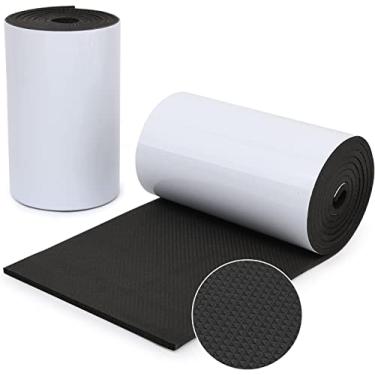 Imagem de Protetor de parede de garagem, 2 rolos, protetor de porta de carro de garagem para portas de carro, anticolisão, à prova d'água, inflável, espuma EVA ultra autoadesiva para armazém (2 rolos: 2 rolos: 2 rolos: 200 x 20 x 0,16 cm)